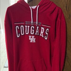 Colosseum Red Houston Cougars Hoodie